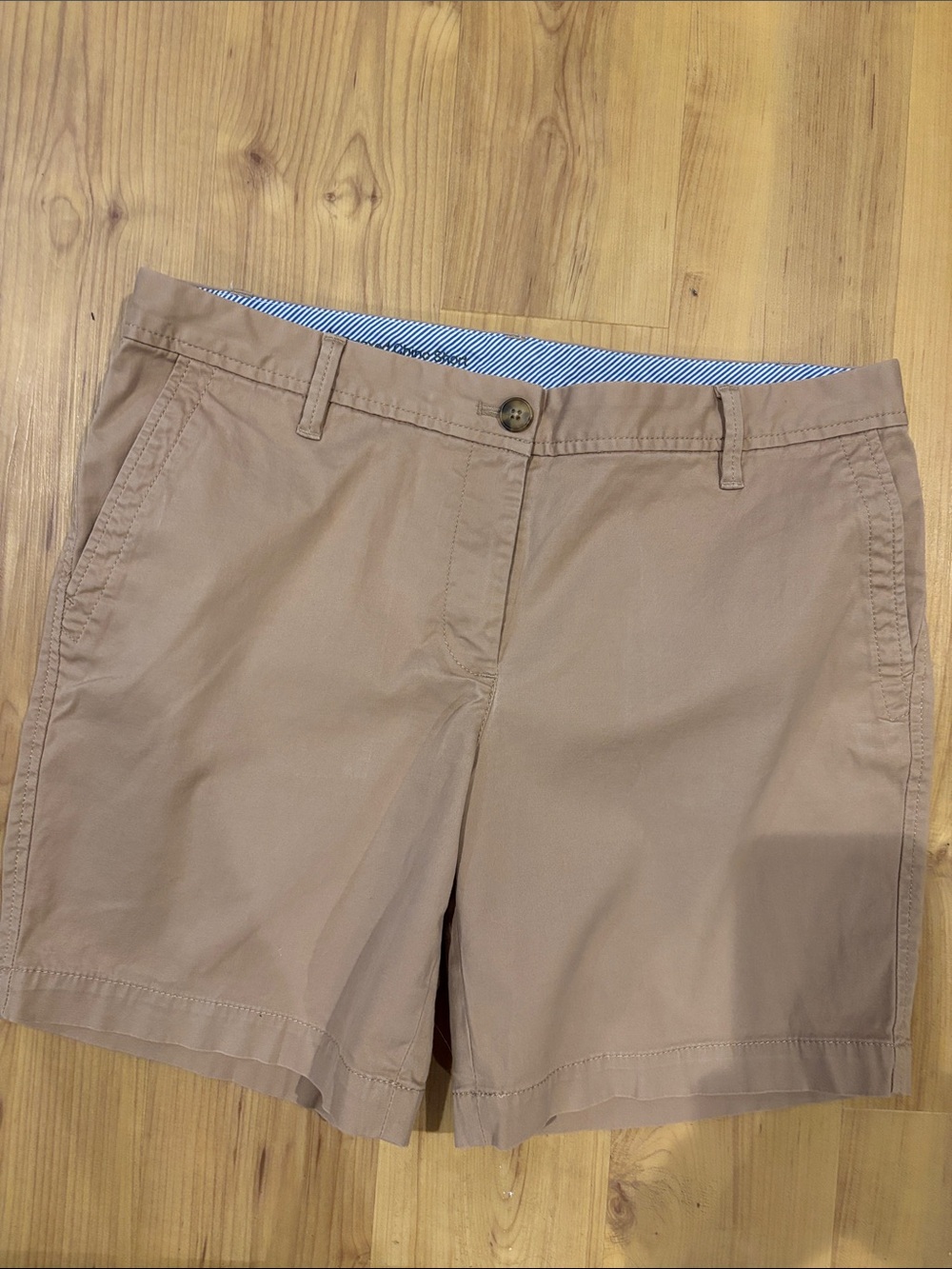 Talbots Tan Cotton Bermuda Shorts